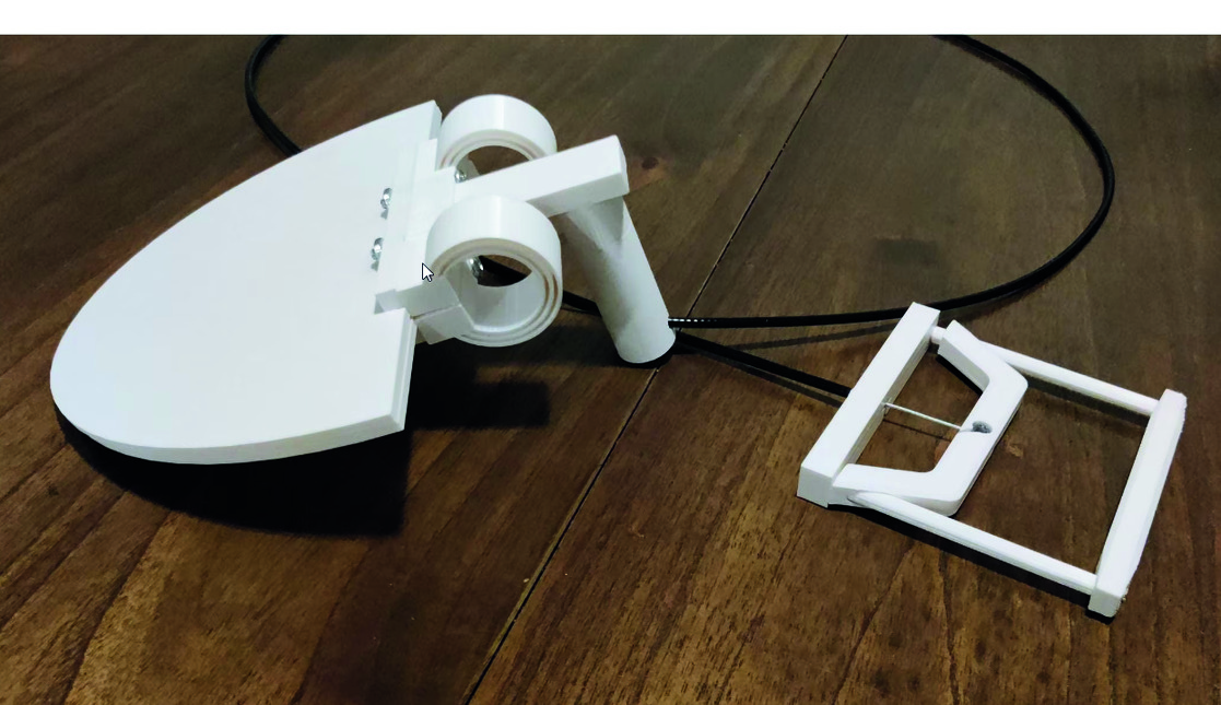 Cable-operated puppet mechanism